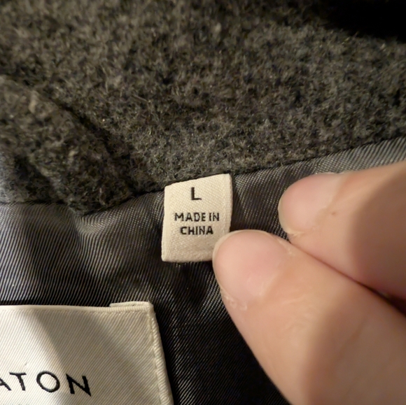 Babaton Atelier Wool Cashmere Hooded Coat | Aritzia | Italian Fabric | Size L - Picture 6 of 15